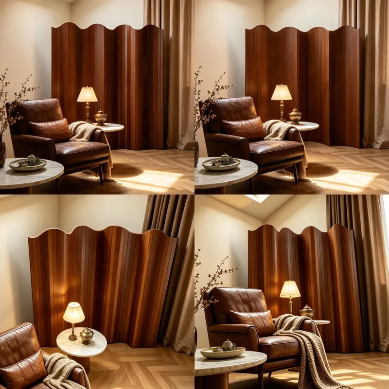 Partition Screen Divider - Retro Folding Room Divider Screen Luxury
