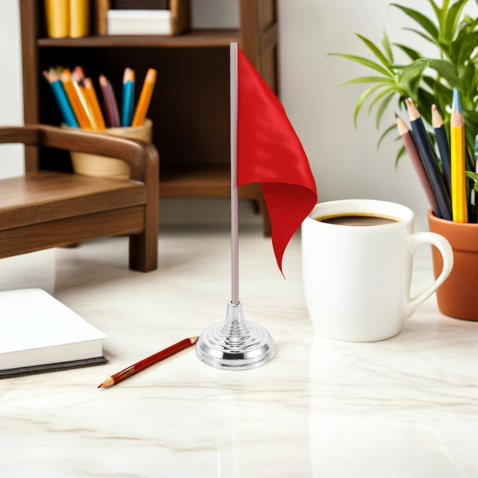 12Pcs Silver Mini Desk Flag St - Office Furniture Brands 评论和价格
