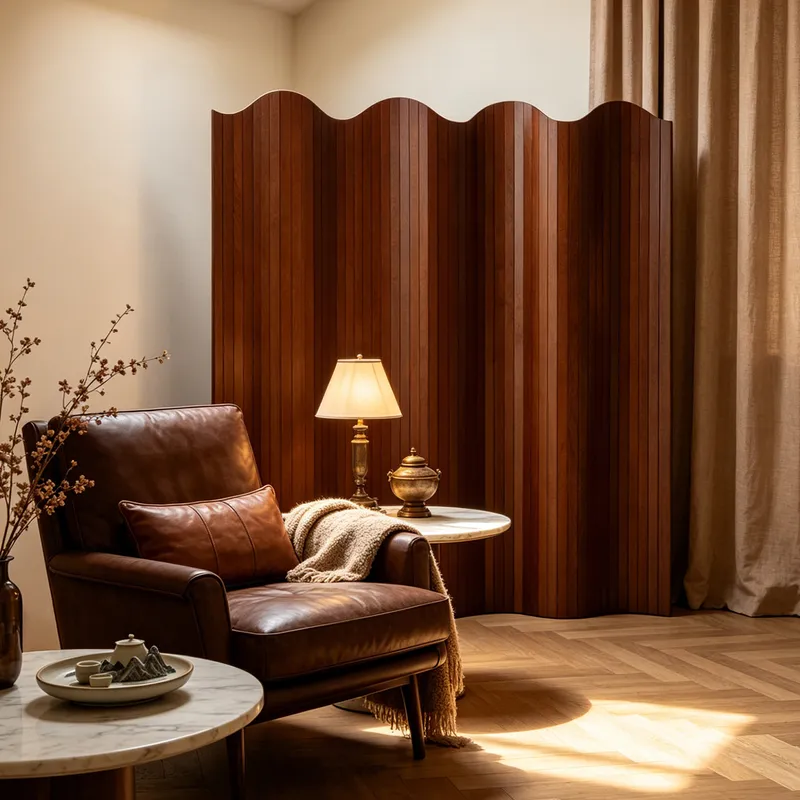 Retro Folding Room Divider Scr - Partition Screen Divider 评论和价格