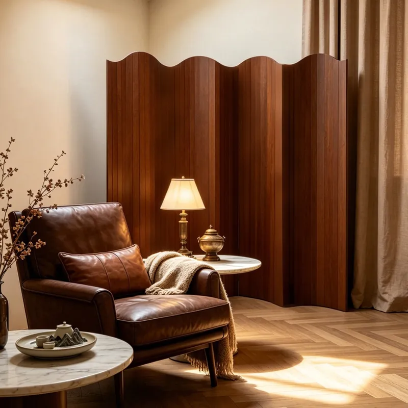 Retro Folding Room Divider Scr - Partition Screen Divider 评论和价格