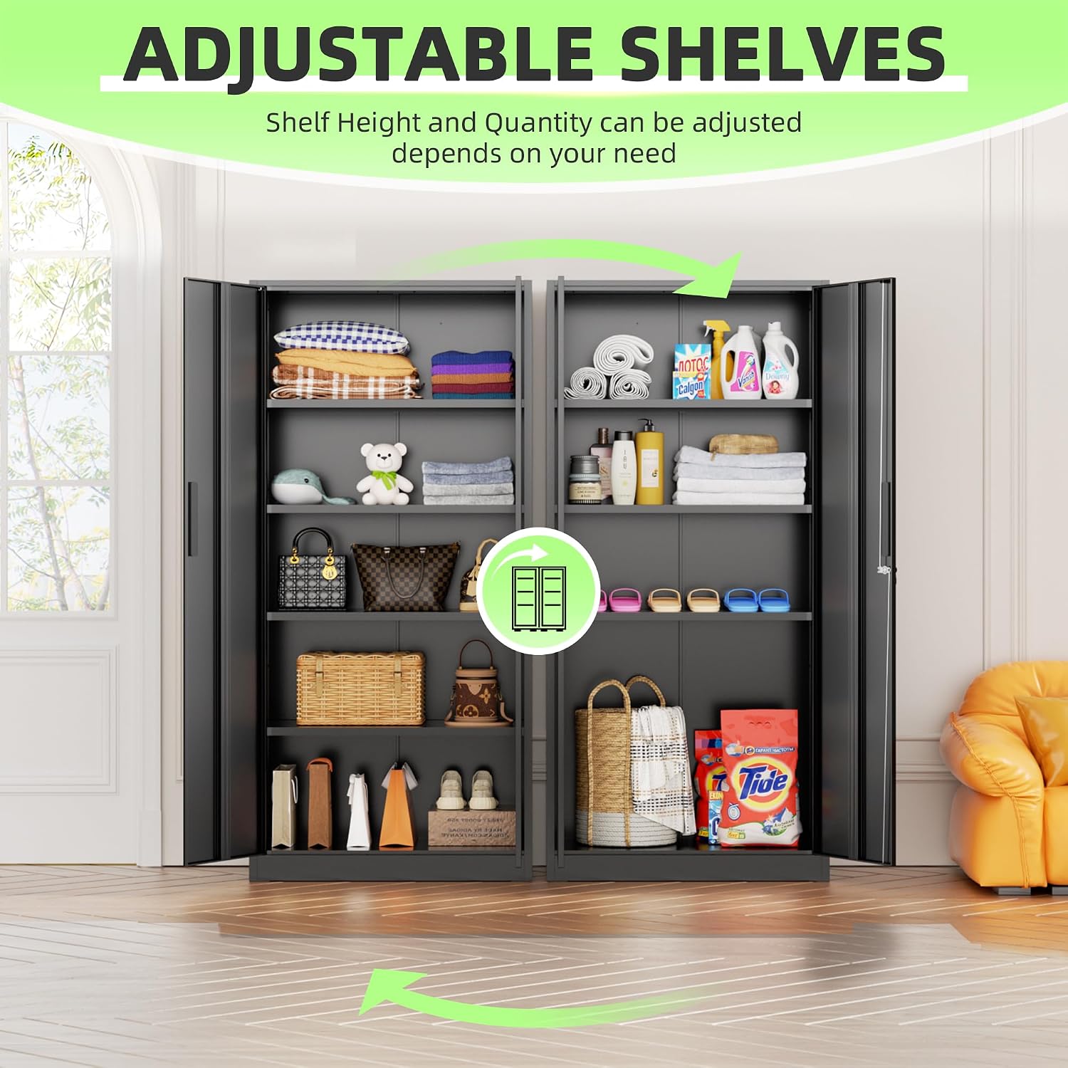 Tall Metal Storage Cabinet Org - Office Furniture Cabinets 评论和价格