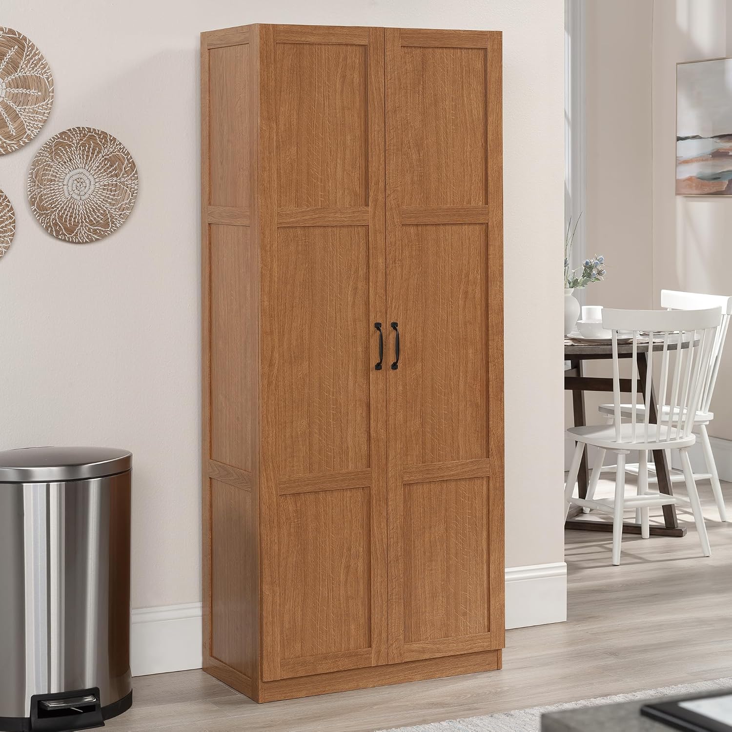 Tall Storage Cabinet, Freestan - Office Furniture Cabinets 评论和价格
