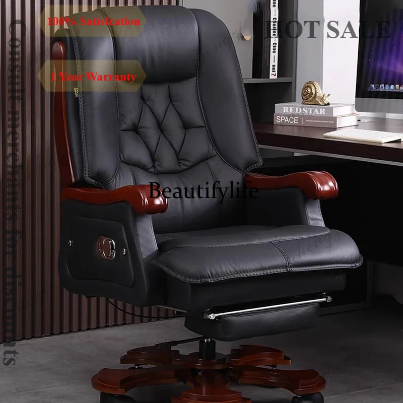 R134 Leather Chair First Layer - Office Furniture First 评论和价格
