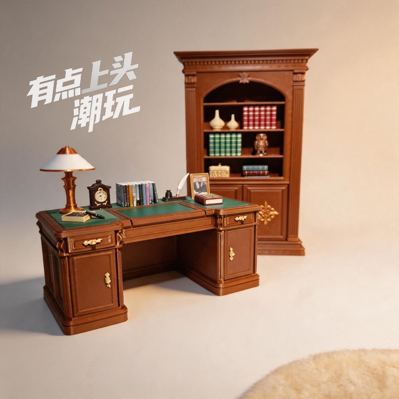 Original 1/12 Miniature Vintag - Office Furniture Set 评论和价格