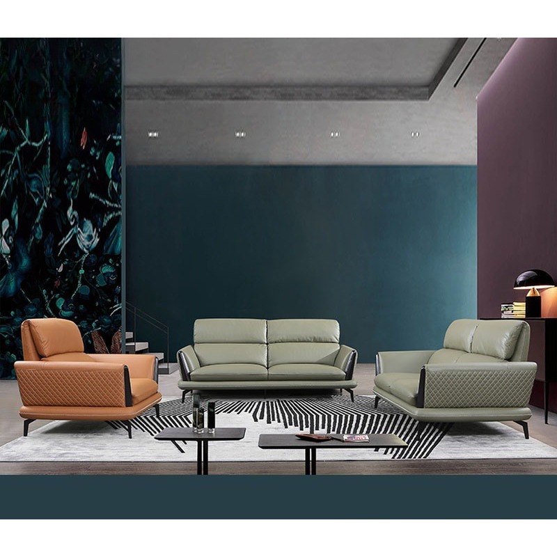 Leather sofa, high-end villa,  - Office Furniture First 评论和价格