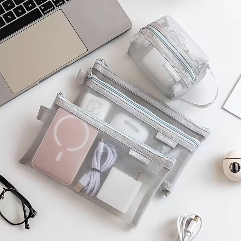 Gray Mesh Organizer Bags – for - Office Furniture Cabinets 评论和价格