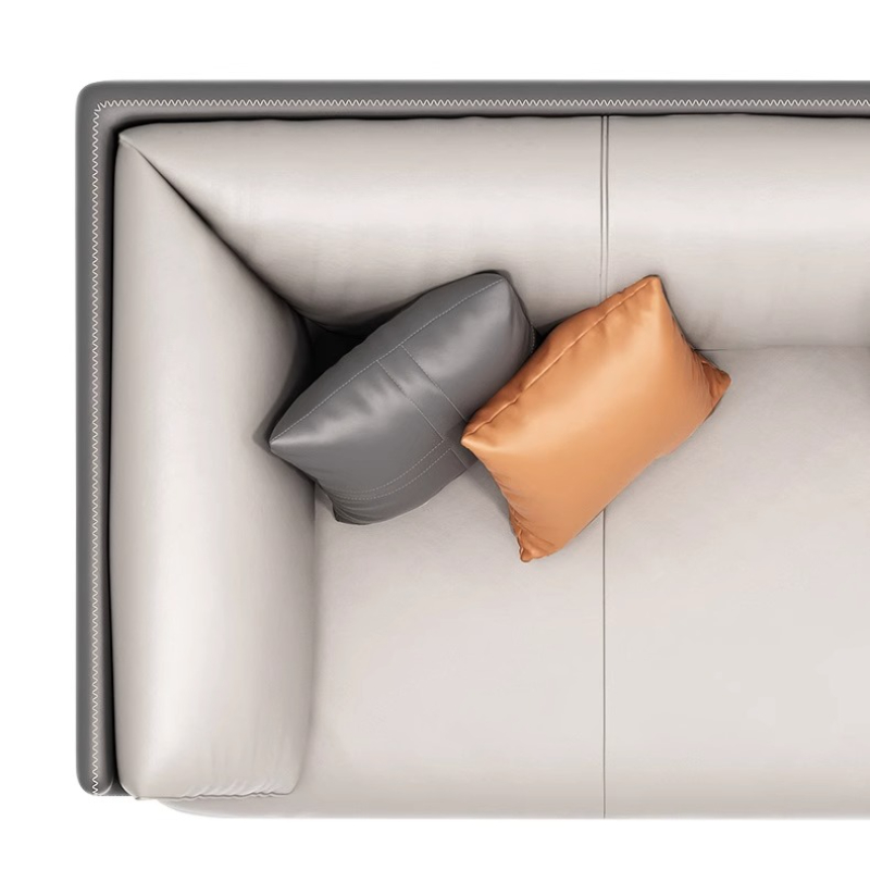 Cowhide Business Office Sofas  - Office Furniture Set 评论和价格